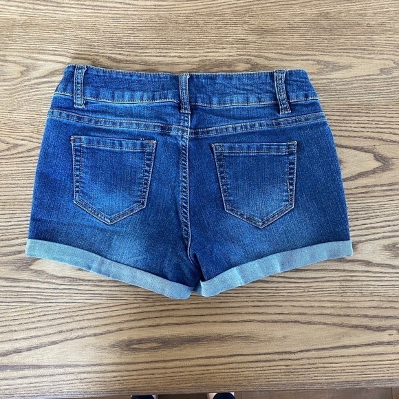 Blue Spice Jean Shorts - Picture 2 of 3